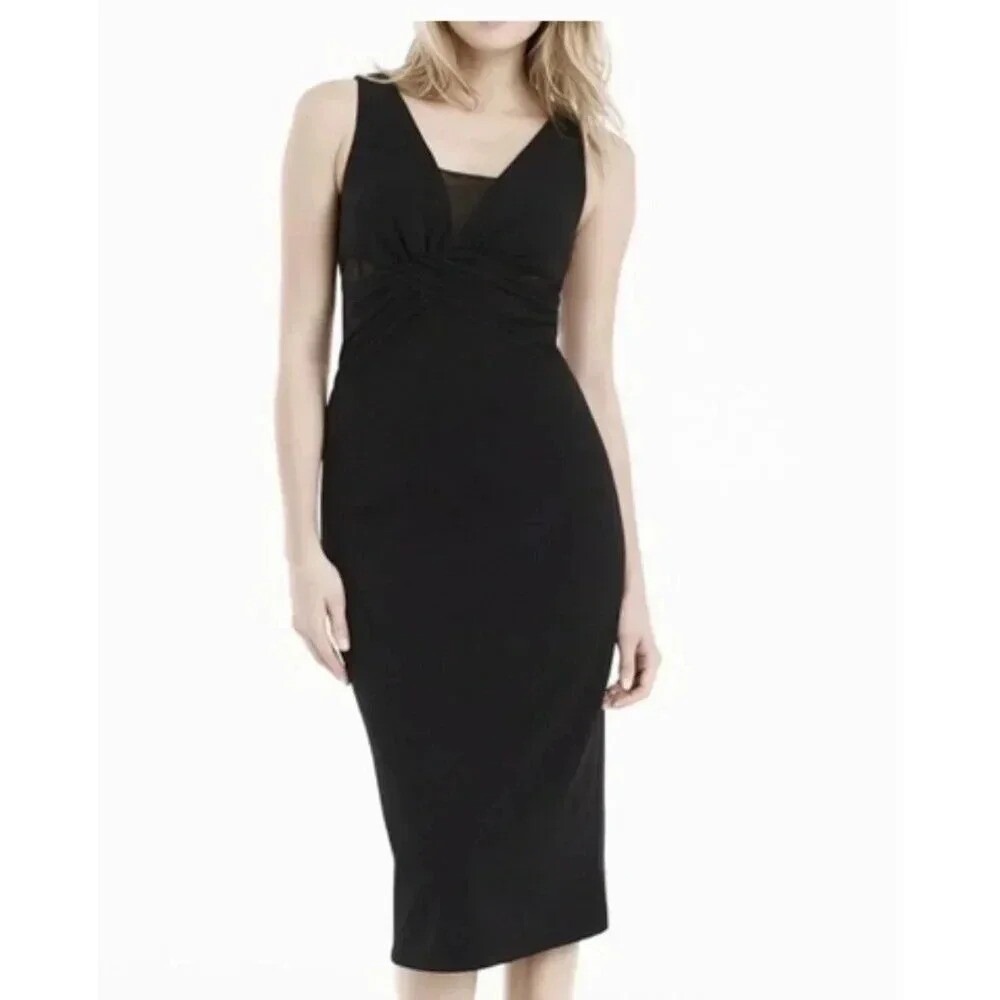 White House Black Market Midi Dress Homecoming Autumn Wedding Guest Dress
